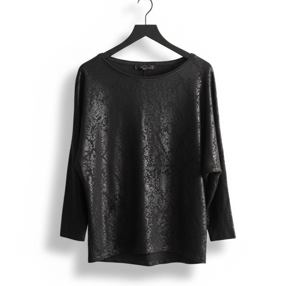 White House Black Market Black Garment snake print size small trendy casual wear